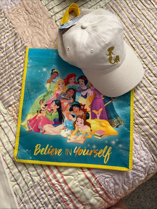Disney Accessories - Disney The Little Mermaid Cap and Believe in Yourself Bag